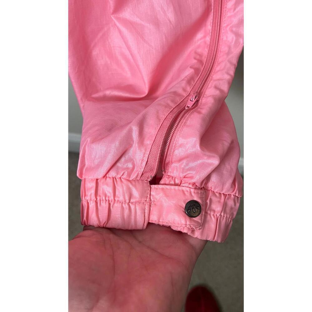 VINTAGE 70'S ADIDAS SPORTS PINK ZIP TRACK PANTS - Picture 9 of 11